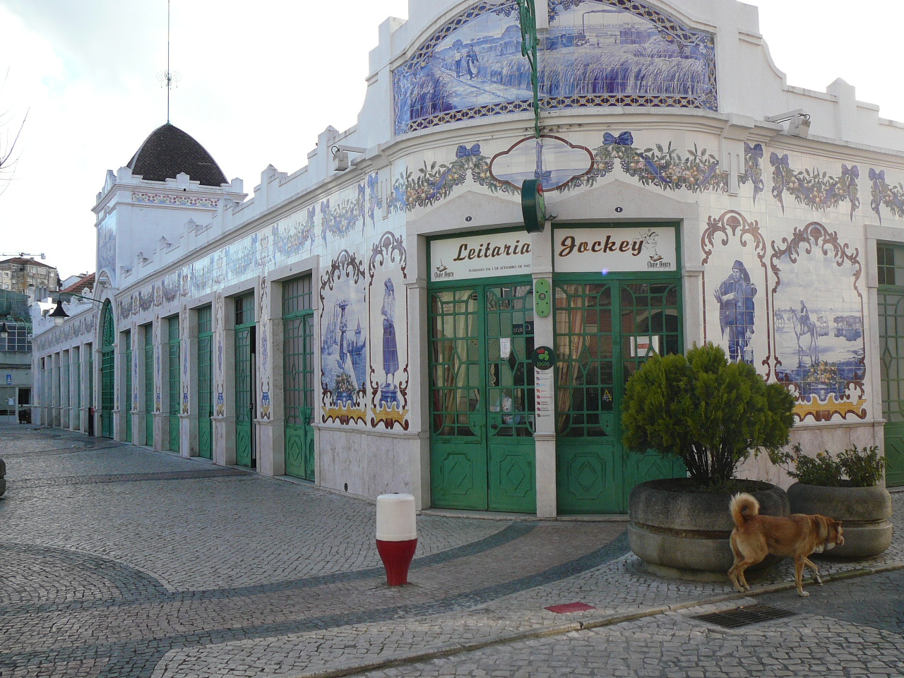 Lisbonne - Vila Franca de Xira Le bâtiment du marché central 