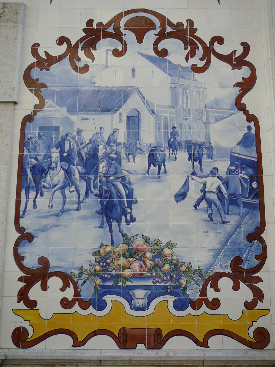 Lisbonne - Vila Franca de Xira Marché central Azulejos