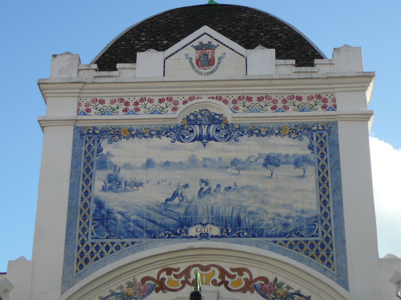 Lisbonne - Vila Franca de Xira Marché central Azulejos