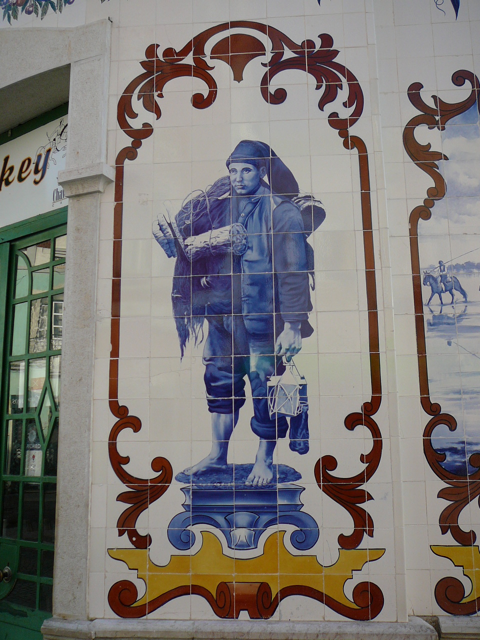 Lisbonne - Vila Franca de Xira Marché central Azulejos