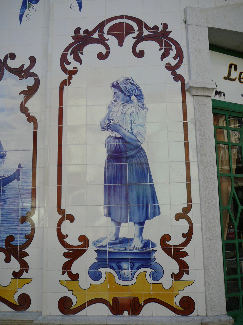 Lisbonne - Vila Franca de Xira Marché central Azulejos