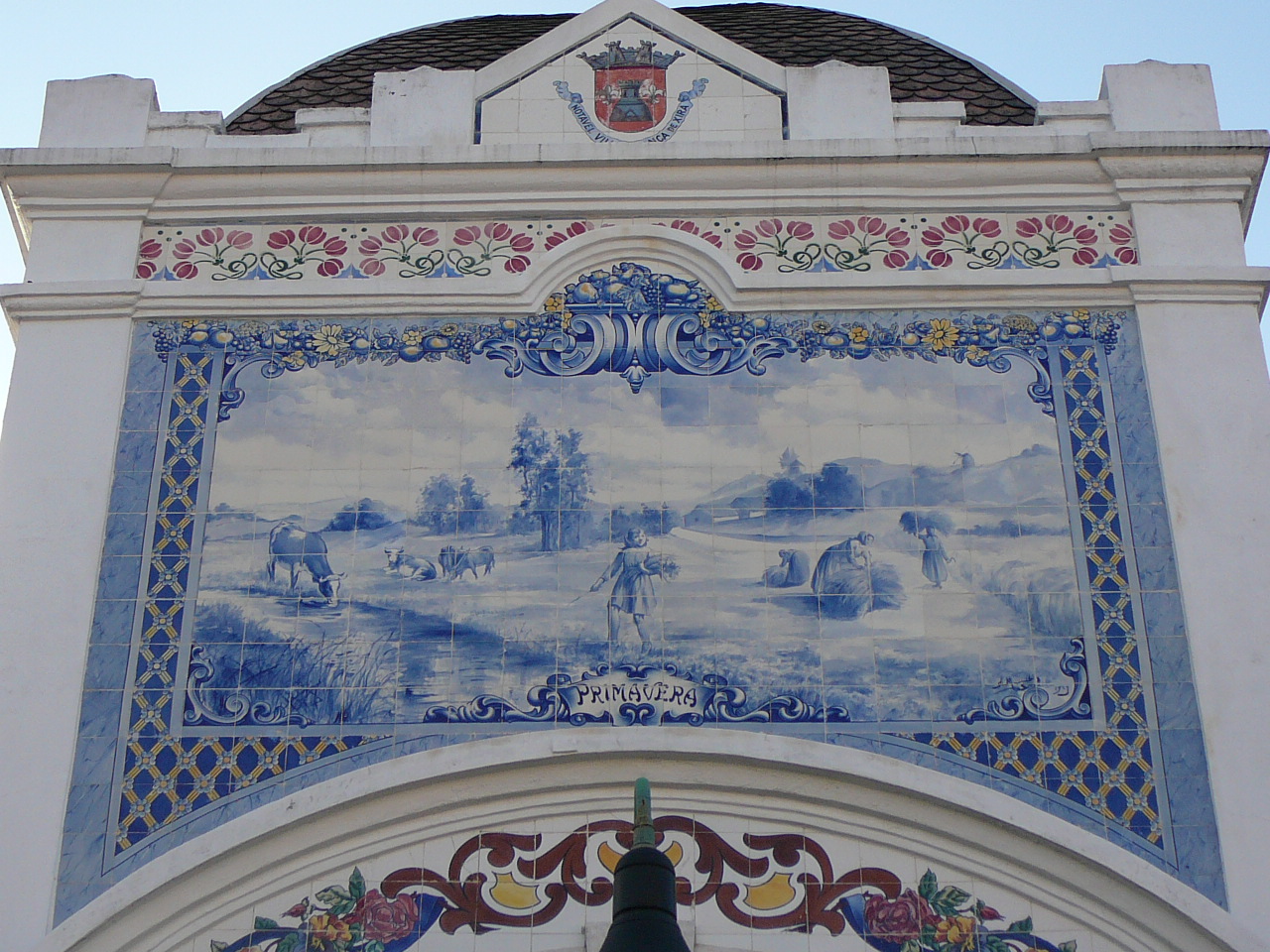 Lisbonne - Vila Franca de Xira Marché central Azulejos