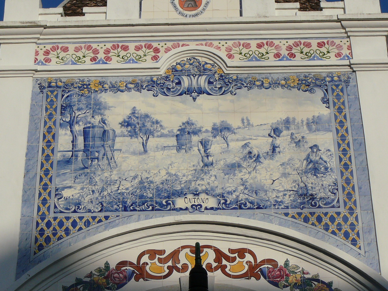Lisbonne - Vila Franca de Xira Marché central Azulejos