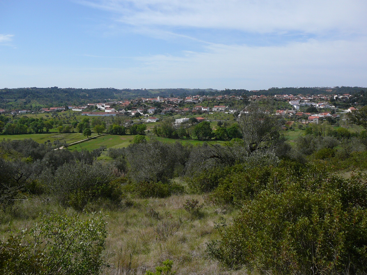 Santarèm - Monsanto En vue d'Arneiro das Milharicas 