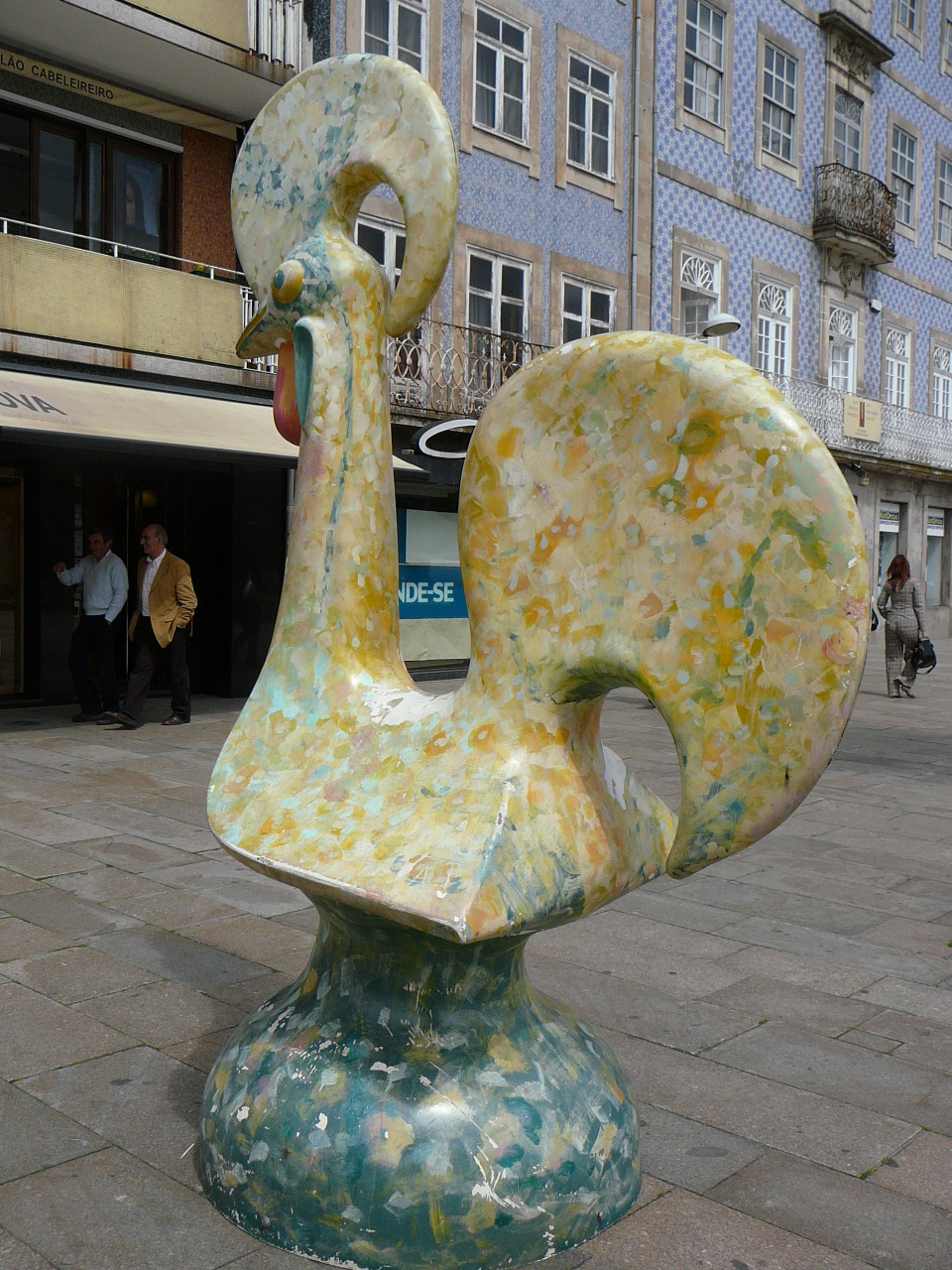 Vilarinho - Barcelos Un des nombreux coqs de Barcelos 