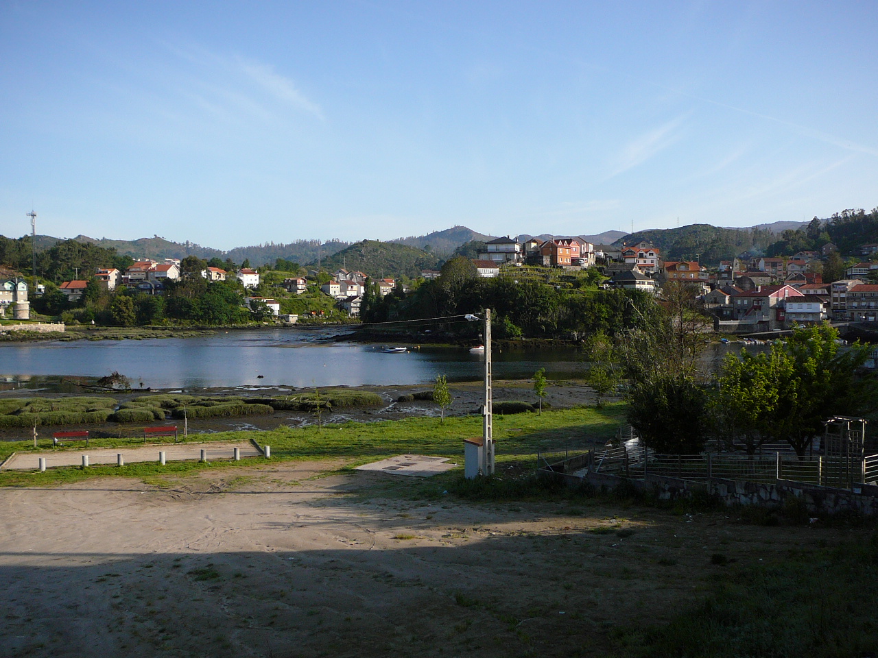 Redondela - Ponteverdra Baie de Vilaboa et la ville d'Arcade 