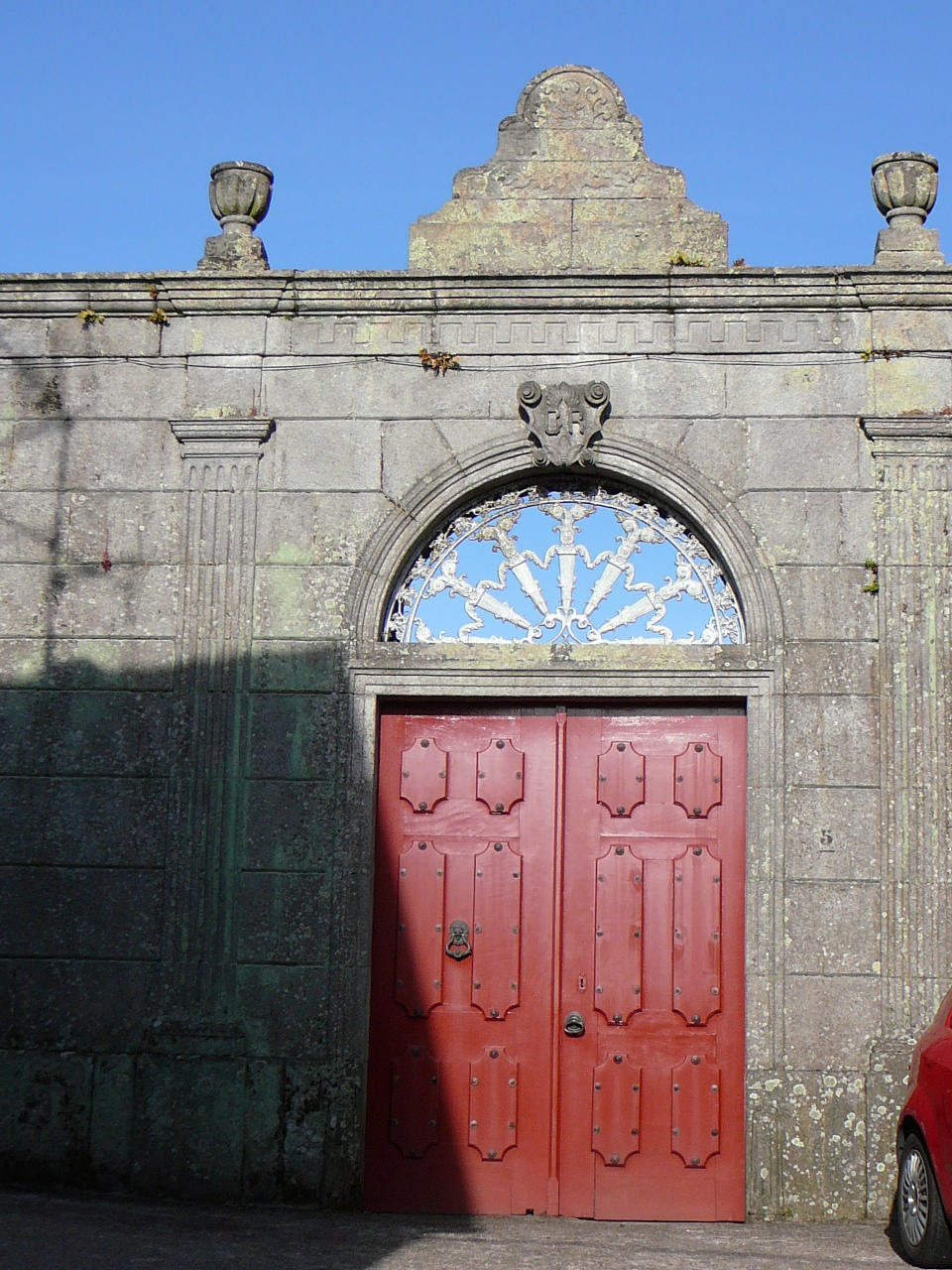 Redondela - Ponteverdra Porte de chapelle à Arcade 
