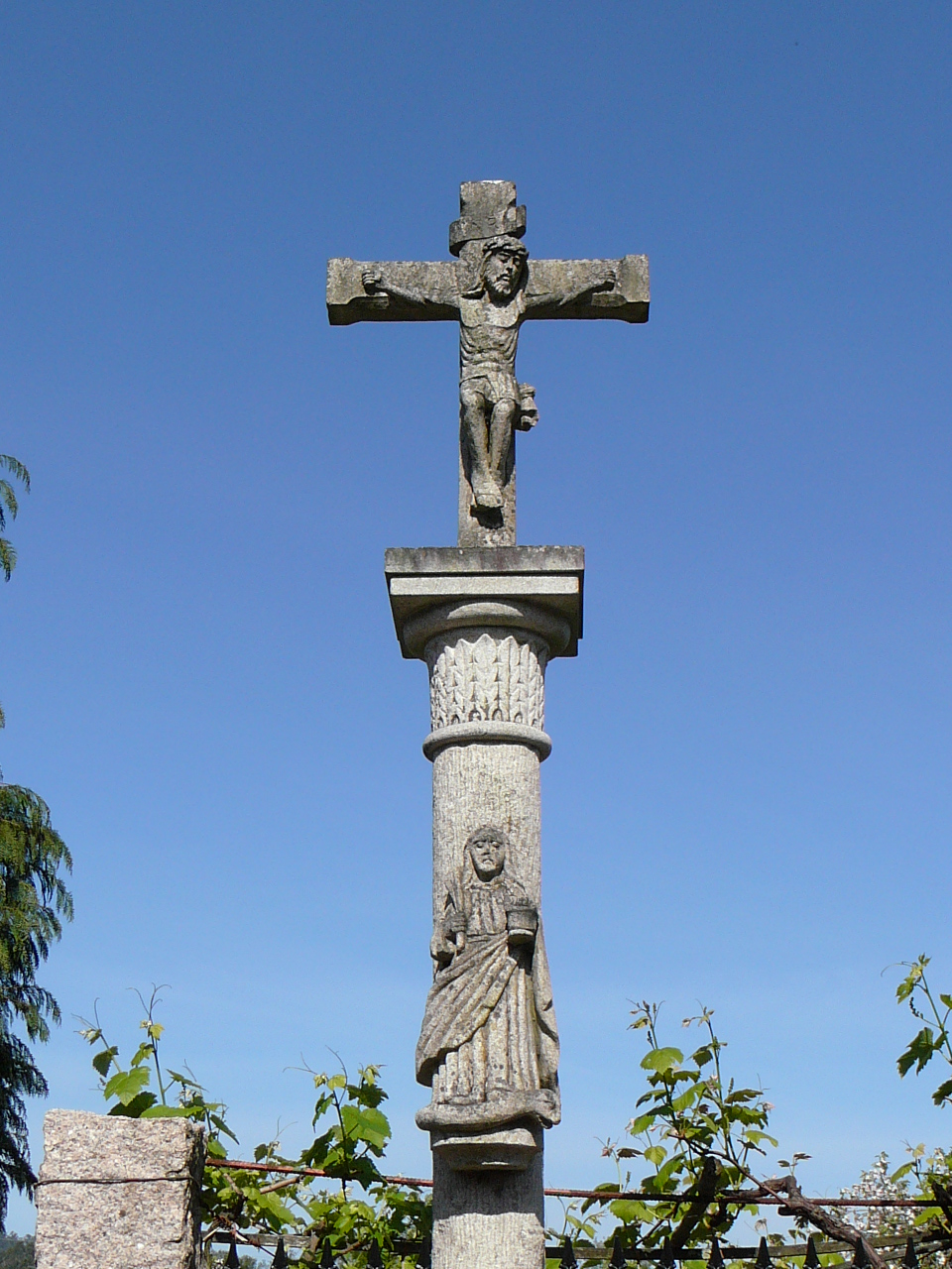 Redondela - Ponteverdra Croix sur le chemin 