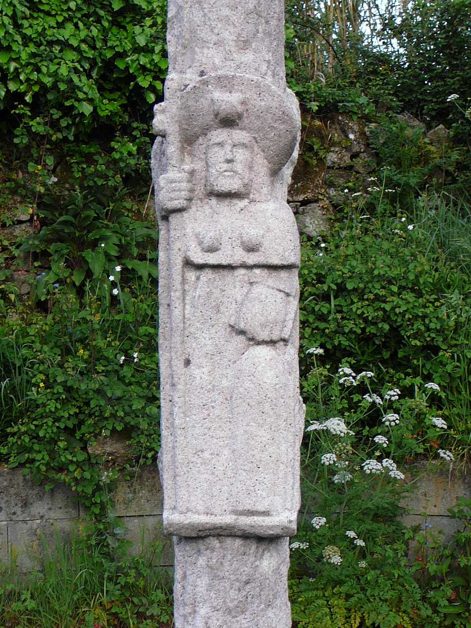 Ponteverdra - Caldas de Reis Sculpture de pèlerin 