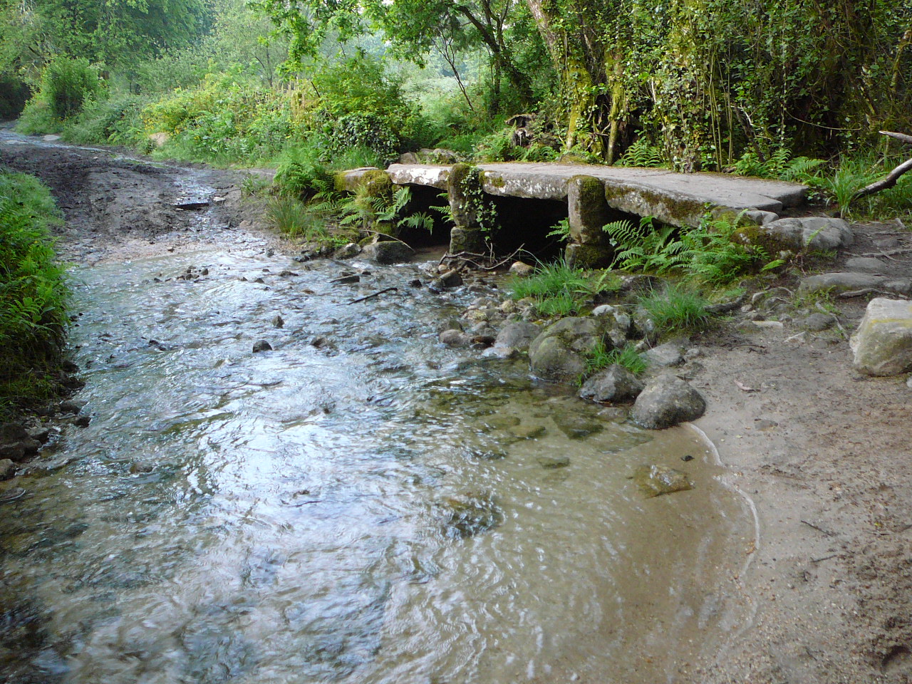Ponteverdra - Caldas de Reis Passage d'un ru 