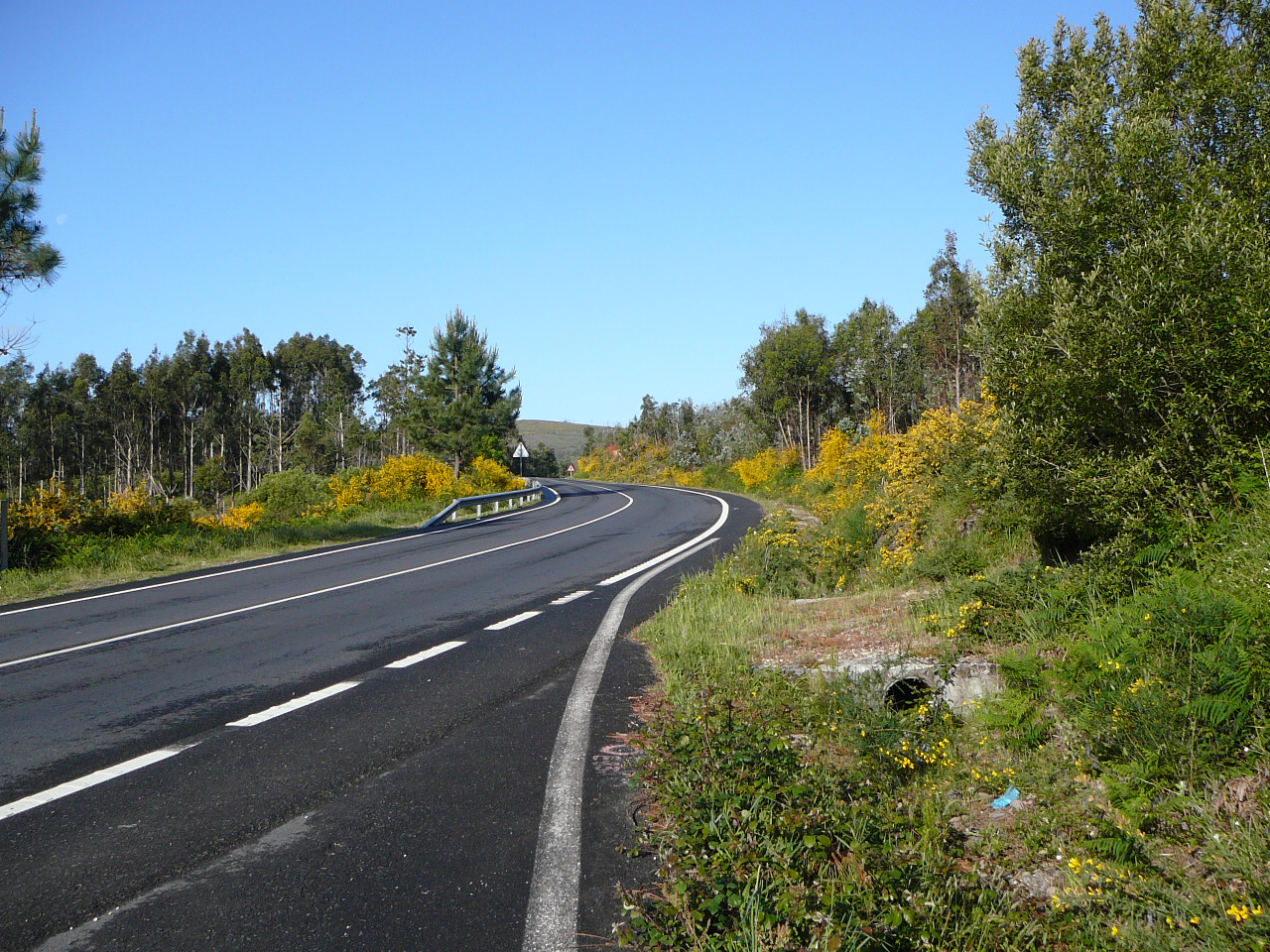 Olveira - Cee Une partie du chemin vers Fisterra 