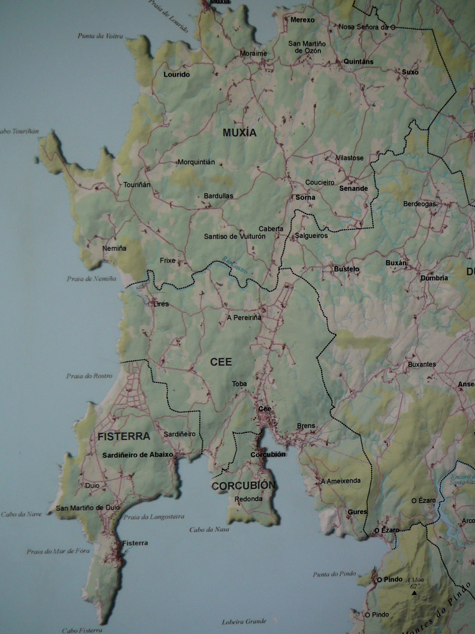 Olveira - Cee Plan de cap Fisterra 