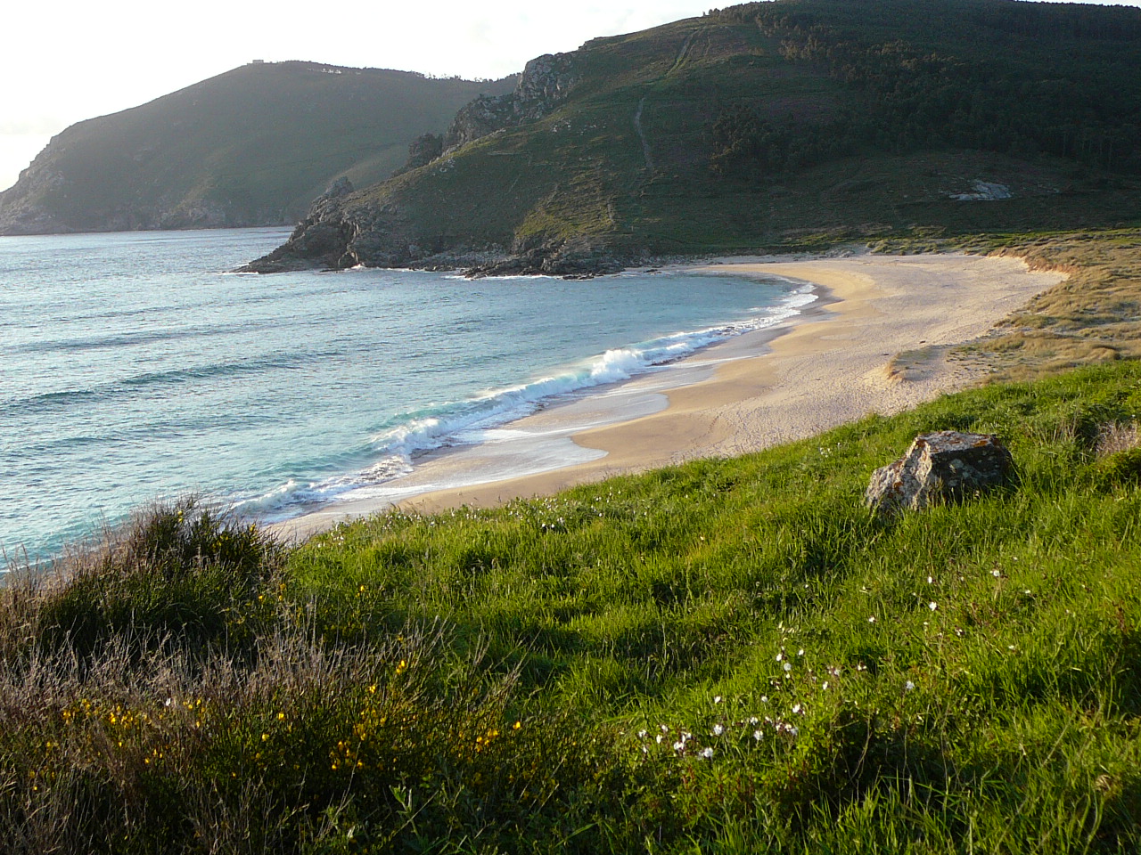 Olveira - Cee Plage de Fisterra côté océan Atlantique 
